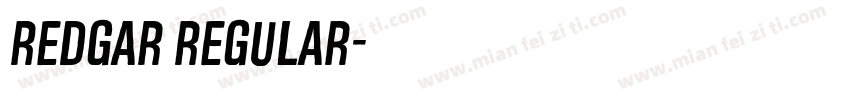 Redgar Regular字体转换